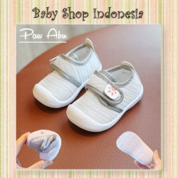large S1001 Sepatu Anak Cowok Sepatu Anak Grey Import Sepatu Anak Bunyi Citcit Paw